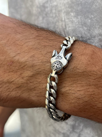 Dragon Edition Rotating Tibetan Exclusive Bracelet S925 Sterling Silver for men