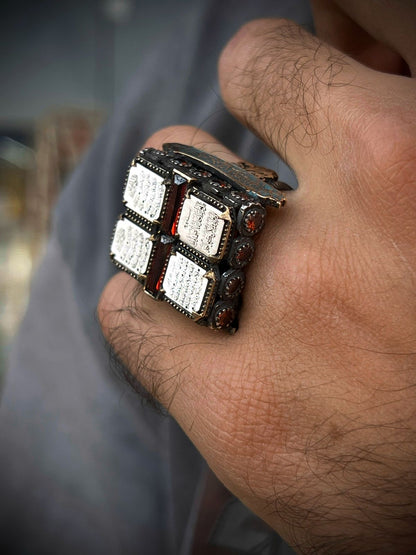 Massive (VIP) Islamic Ring for Men in Sterling Silver 925s