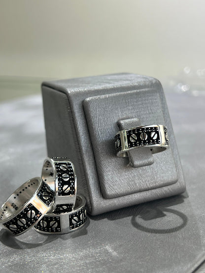 Mode Engagement Ring in Sterling Silver 925s