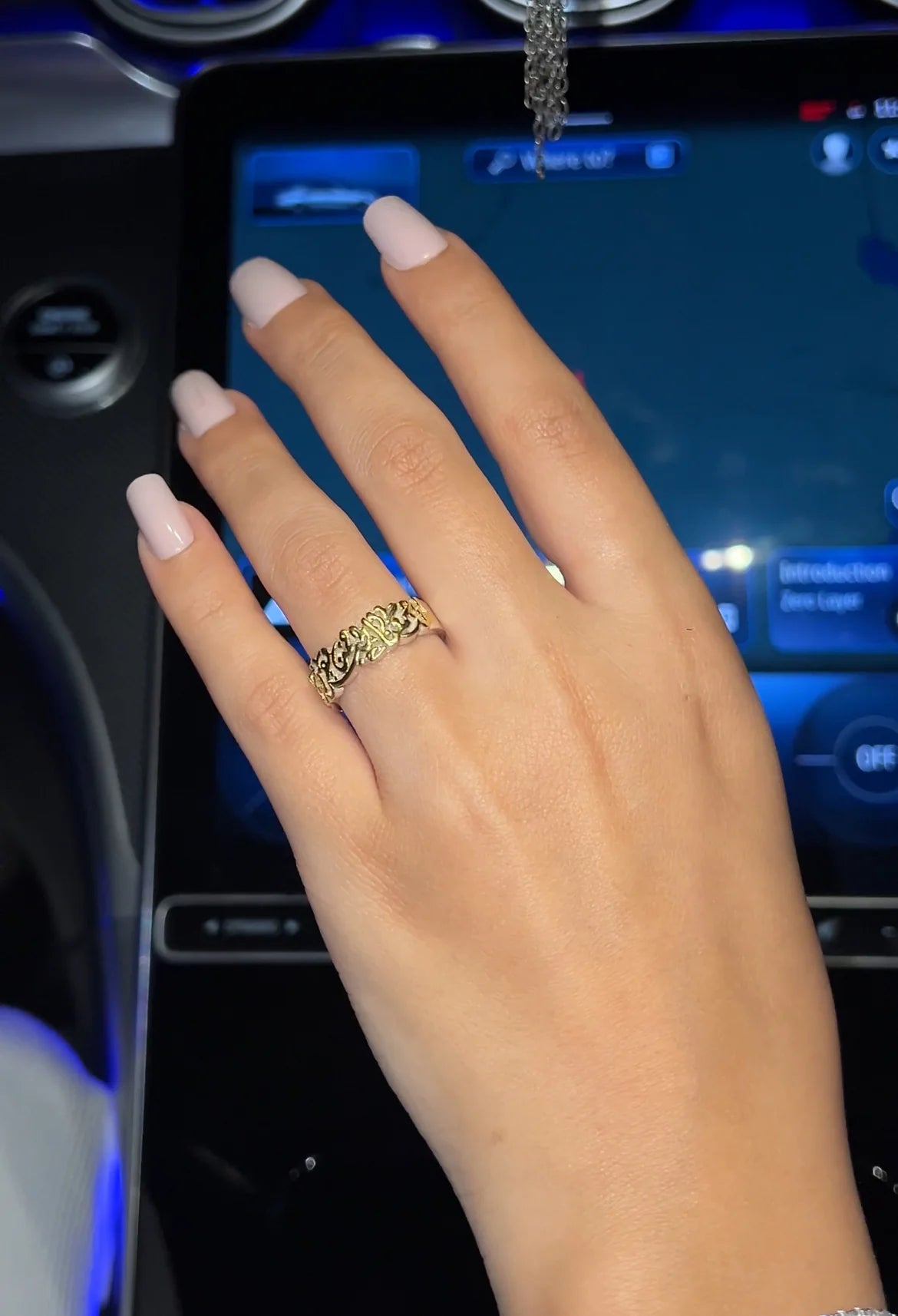 Premium-Thick Couple Band Ring - 925Silver-7mm (لقد جمعنا الحب فمن يفرقنا)