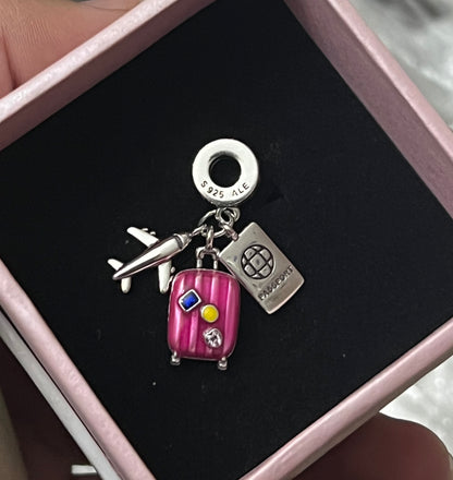 Around the world pink charm